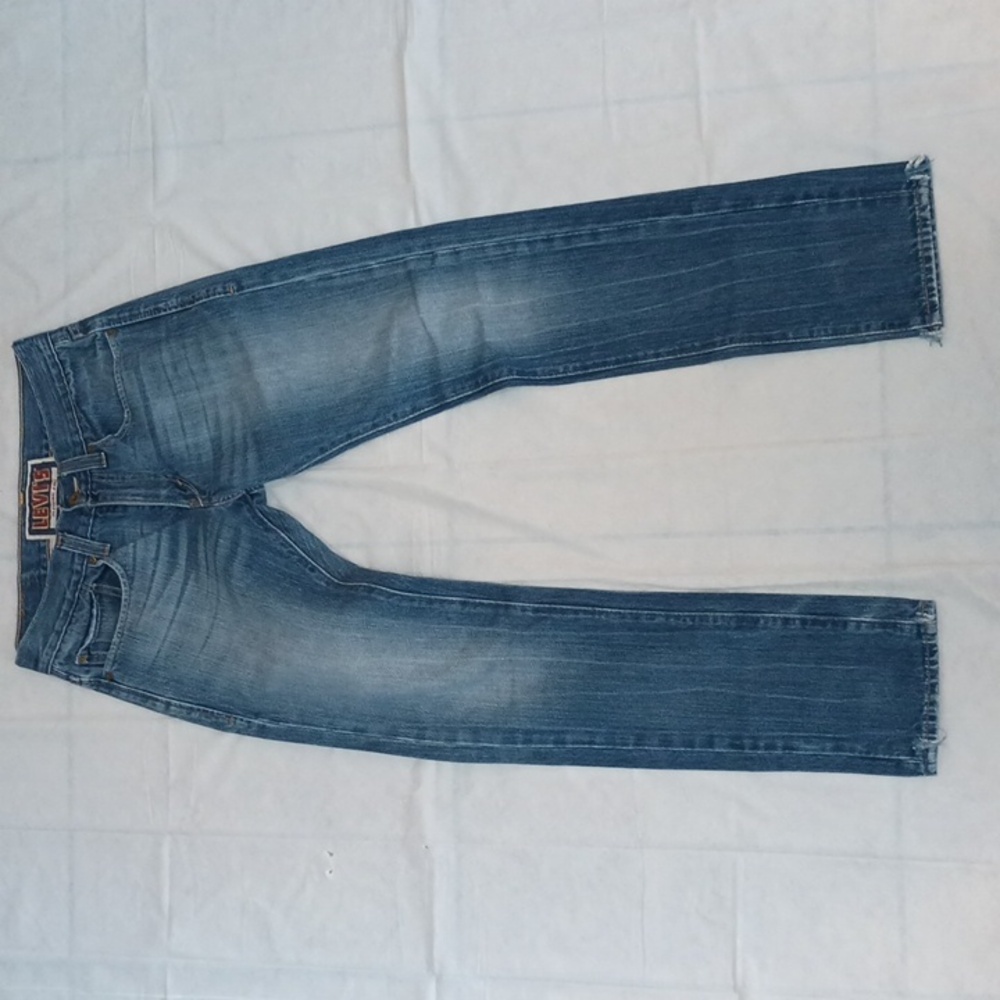 Levi's original 511 skinny jeans mens 31/32 blue denim vintage (flaws)